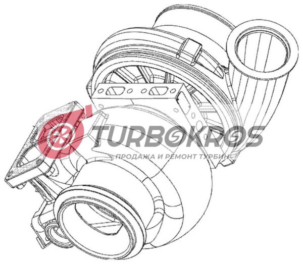 Caterpillar 345C Excavator GTA4502BLS Turbo 750432-0001