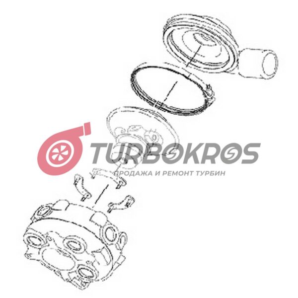 Caterpillar Marine S300W072 Turbo 174404
