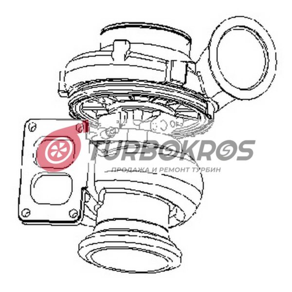 2000- Caterpillar Articulated Truck Industrial GTA429402 Turbo 720358-0001