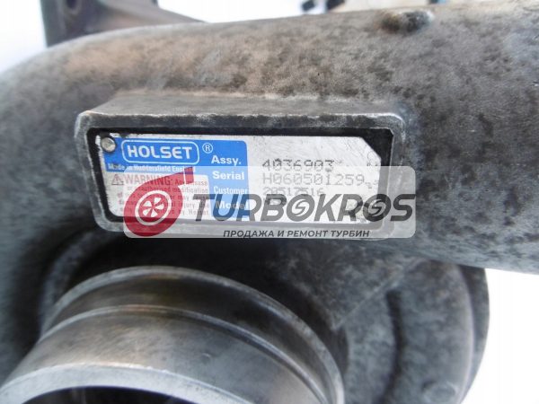 Турбокомпрессор Holset 4036903 — изображение 2